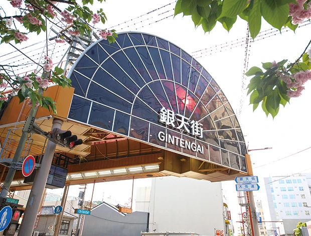 銀天街商店街
